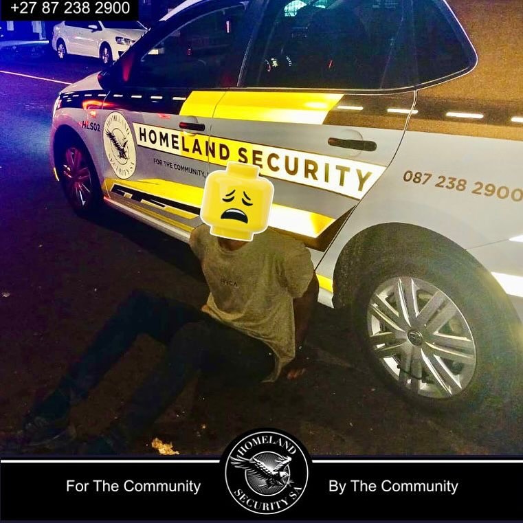 Residential burglar tracked down and arrested. – Homeland Security SA