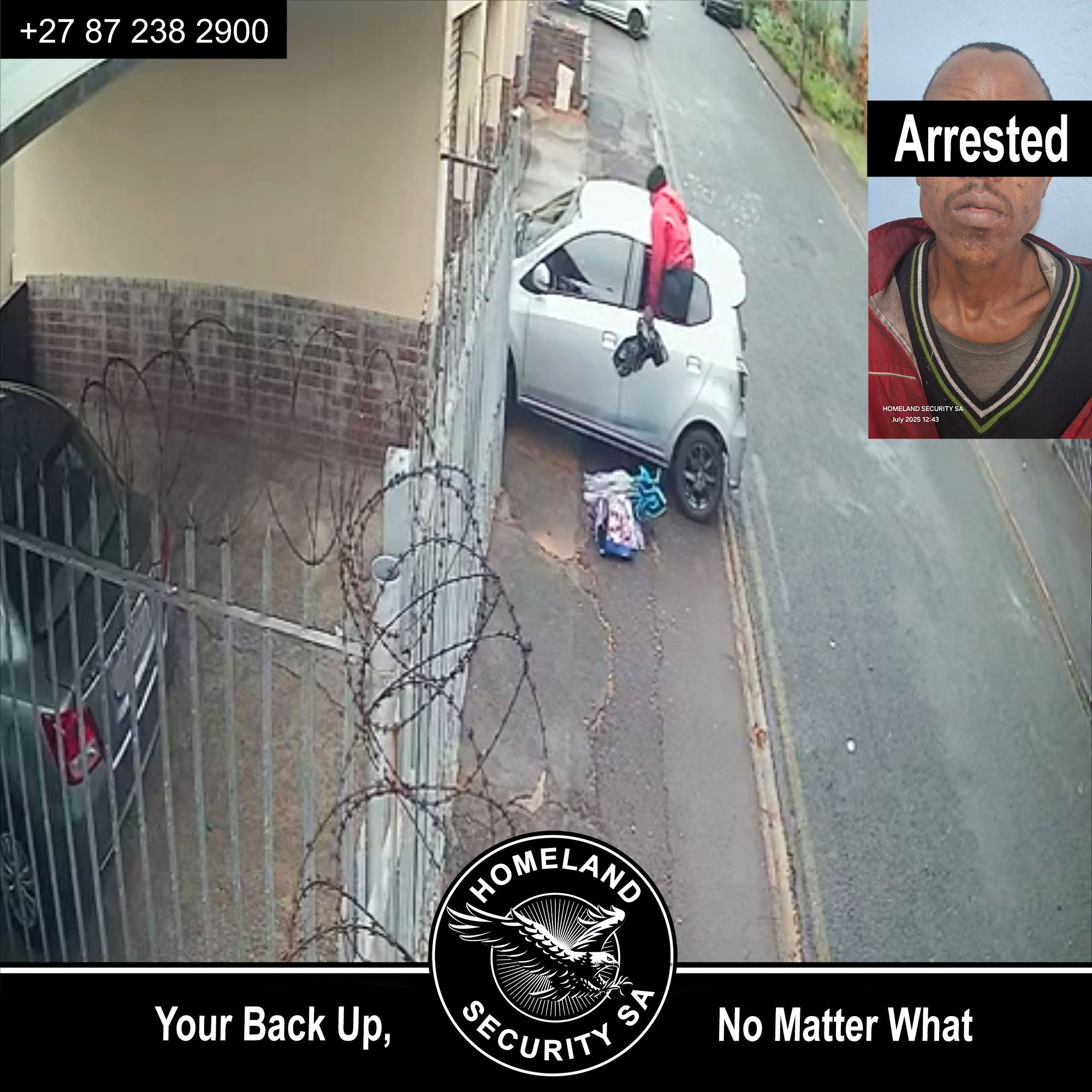 Theft Out Of Motor Vehicle Suspect Apprehended